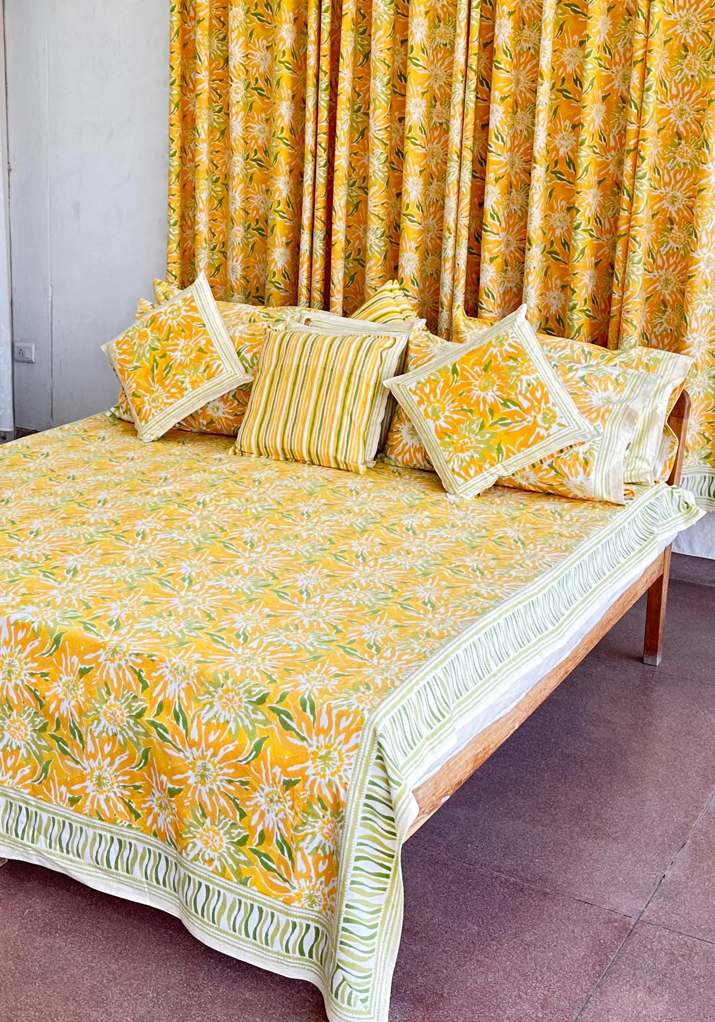 Hand Block Printed Bedsheets