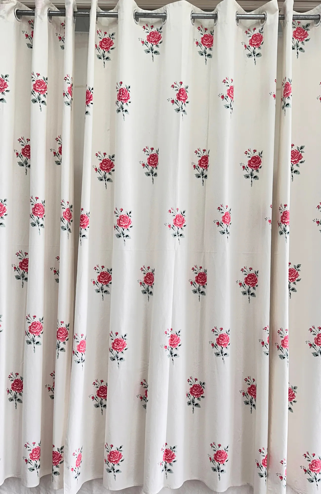 hand Block Printed window curtains